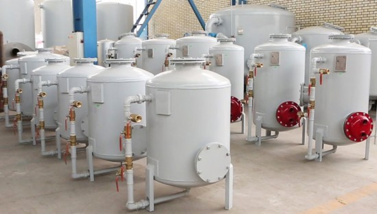 کارخانه گروه صنعتی انصار - فیلتر های شنی آماده تحویل